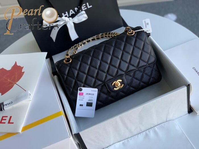 Chanel Caviar CF Medium 25CM Shoulder Bag 10A Quality - Image 1