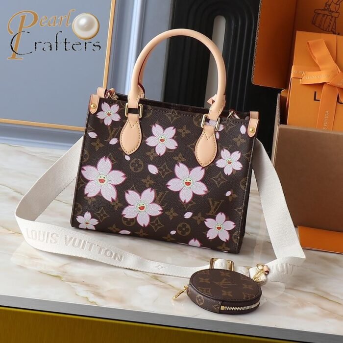 Louis Vuitton LV Takashi Murakami Co-branded Sakura Onthego Tote Bag M13269 - Image 3