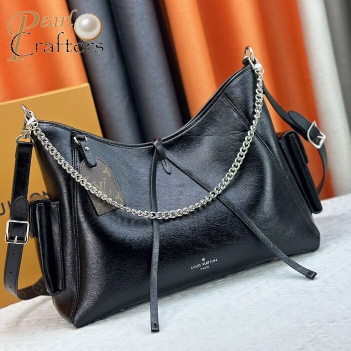 Louis Vuitton CarryAll Dark M46203 M24861 Shoulder Bag Handbag - Image 4