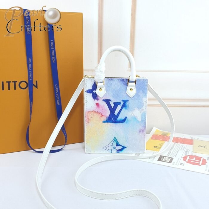 ⁦Louis Vuitton LV Petit Sac Plat Shoulder Bag⁩ - الصورة ⁦9⁩