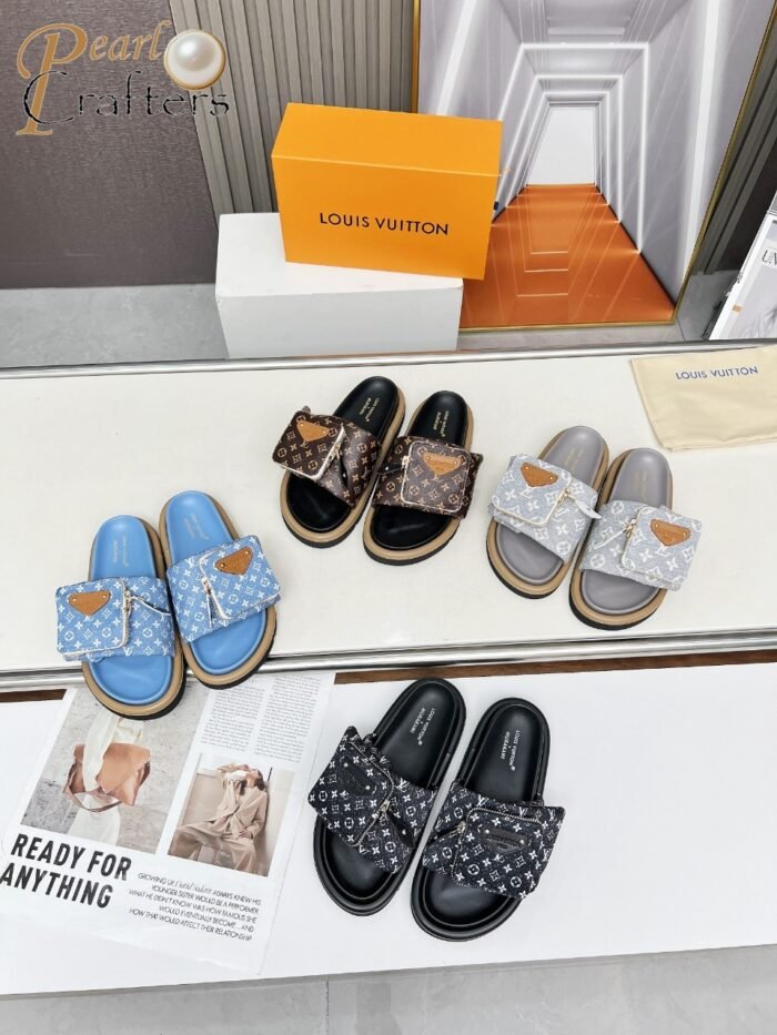 Louis Vuitton LV Embossed Slippers Sandals Shoes - Image 8