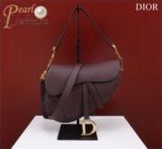 Dior Saddle Red Leather Shoulder Bag Handbag 10A Quality M0447CWVG - Image 8