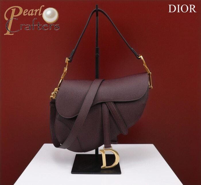 Dior Saddle Red Leather Shoulder Bag Handbag 10A Quality M0447CWVG - Image 8