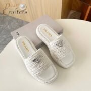 Prada Stylish Platform Sandals Slide Sandal