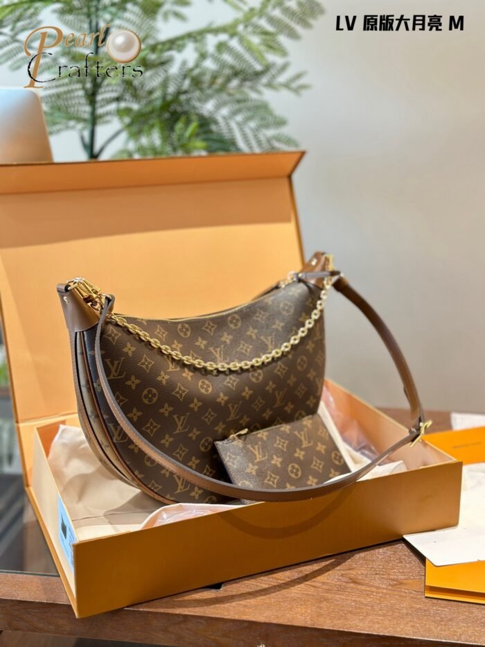 ⁦Louis Vuitton M46311 Hobo Loop Shoulder Bag Handbag⁩ - الصورة ⁦8⁩