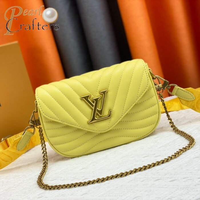 ⁦Louis Vuitton LV NEW WAVE Multi Pochette Shoulder Bag Strap Handbag⁩ - الصورة ⁦3⁩