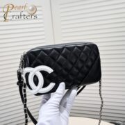 Chanel Ligne Cambon Bowling Bag Small Shoulder Bag Handbag - Image 5