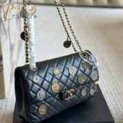 Chanel Coin Badge Charm Shoulder Bag Crossbody Bag Tote Bag - Image 2