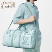 ⁦Louis Vuitton LV Keepall Duffle Bag50 Bag M22570⁩ - الصورة ⁦3⁩