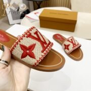 Louis Vuitton LV Lock lt Flat Flat Sandals Slide - Image 6
