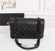⁦Chanel Clacssic Flap CF Chain Shoulder Strap Bag⁩ - الصورة ⁦4⁩