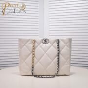 ⁦Chanel 19bag Tote Leather Shoulder Crossbody Bag⁩ - الصورة ⁦6⁩