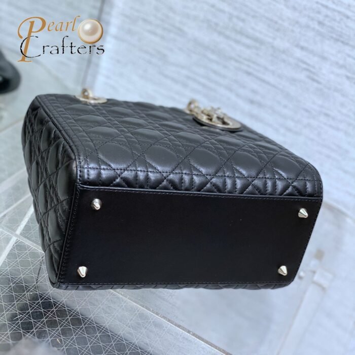 DIOR Medium Lady Bag-Lambskin 10A Mirror Quality Version - Image 7