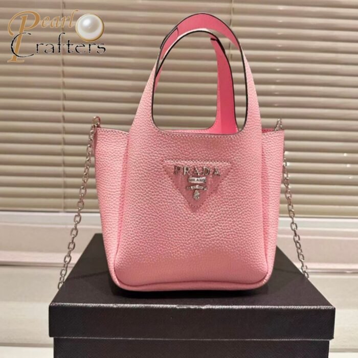 ⁦Prada Leather Handbag Tote Bag⁩ - الصورة ⁦6⁩