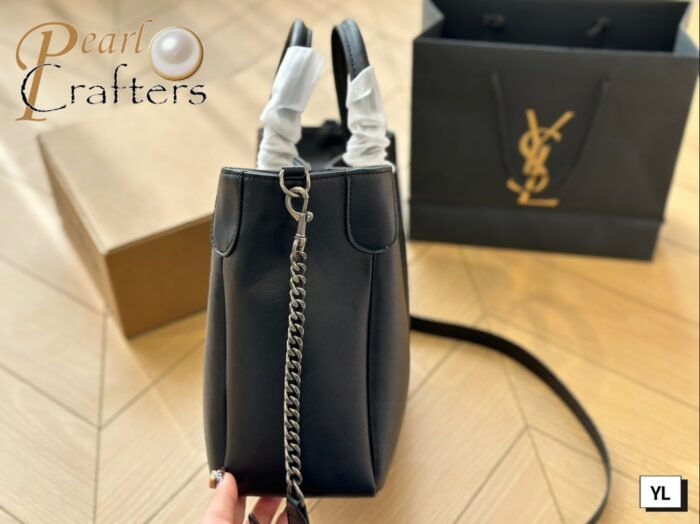 ⁦YSL Saint Laurent Tote Shoulder Bag Handbag⁩ - الصورة ⁦11⁩