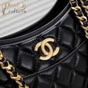 ⁦Chanel 24S Half Moon  Hobo Underarm Bag  Shoulder Bag Handbag⁩ - الصورة ⁦6⁩