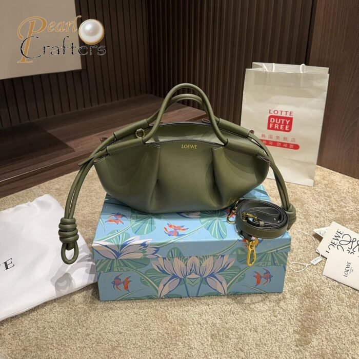 Loewe Shiny Nappa Calfskin Paseo Bag - Image 3