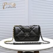 Chanel Chanel Lambskin Quilted Small 19 Flap Shoulder Bag Handbag