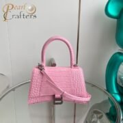 ⁦Balenciaga Hourglass Mini&Small Top Handle Bag⁩ - الصورة ⁦5⁩