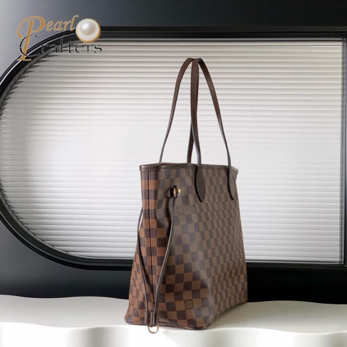 Louis Vuitton LV Neverfull Monogram Damier MM N41357 Tote Bag Handbag 10A quality - Image 5