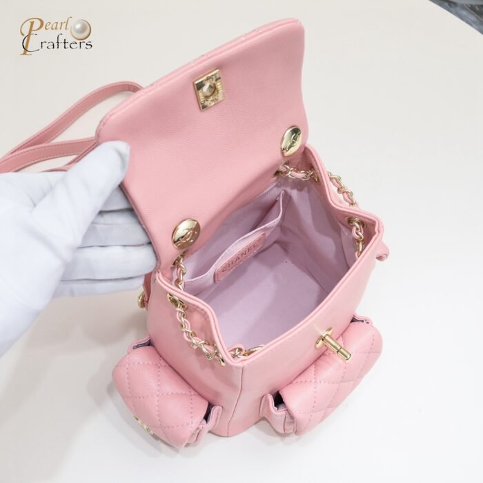 ⁦Chanel 23k Small backpack Backpack Bag Handbag⁩ - الصورة ⁦8⁩