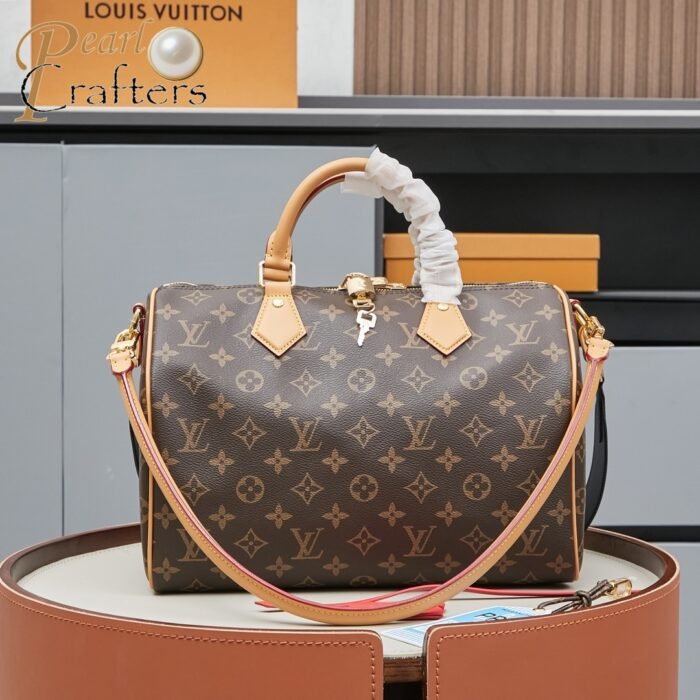 Louis Vuitton LV  Monogram Speedy Soft 30 Boho Handbag Shoulder Bag 10A Quality - Image 3