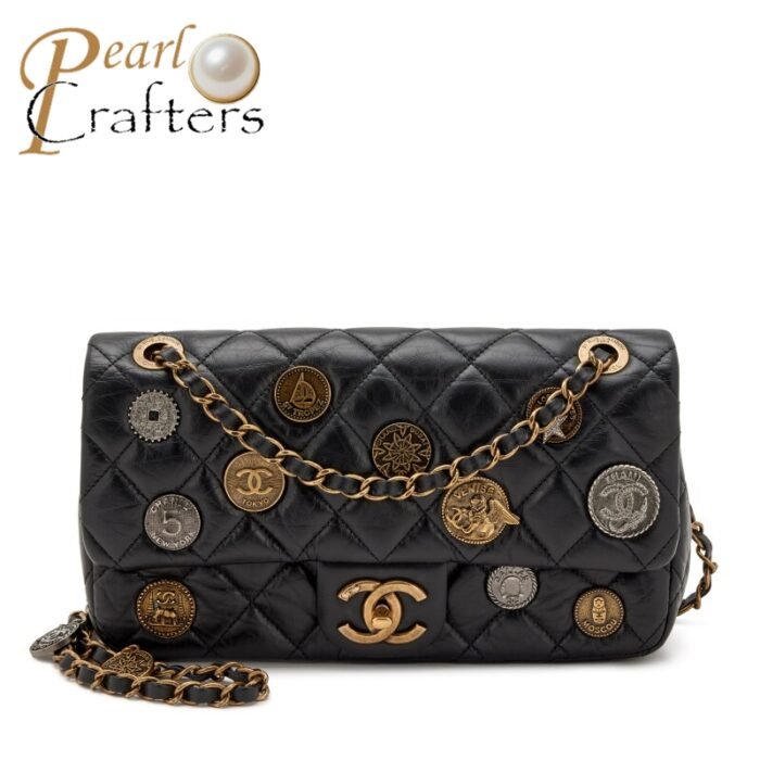 Chanel Coin Badge Charm Shoulder Bag Crossbody Bag Tote Bag - Image 1