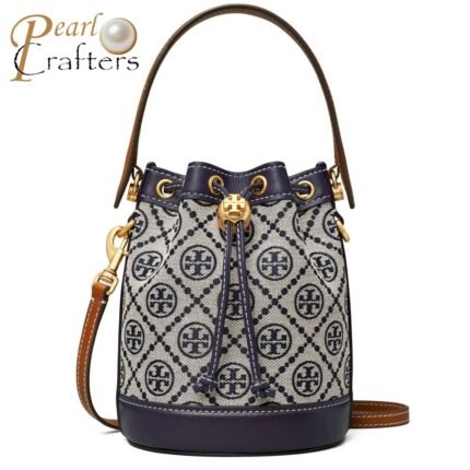 Tory Burch T Monogram Jacquard Bucket Bag