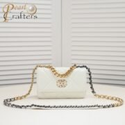 Chanel Woc 3 Colour Metallic Mixed Strap Shoulder Bag Handbag