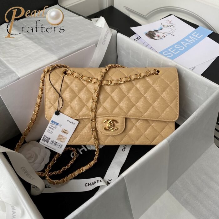 Chanel Caviar CF Medium 25CM Shoulder Bag 10A Quality - Image 7
