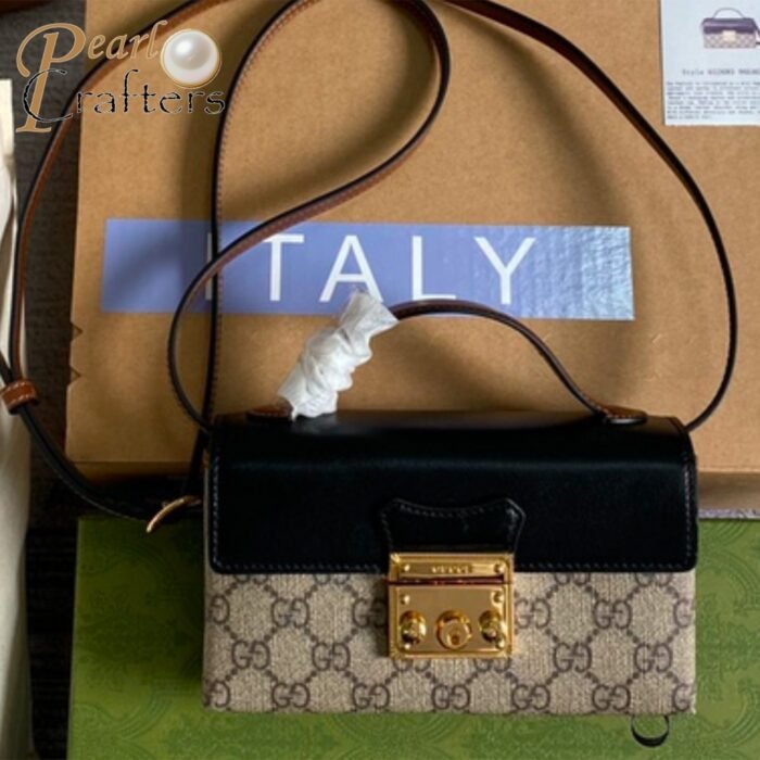 ⁦Gucci Padlock Lock Buckle Crossbody Bag⁩ - الصورة ⁦4⁩