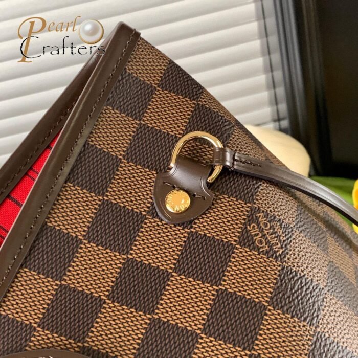 Louis Vuitton LV Neverfull Monogram Damier MM N41357 Tote Bag Handbag 10A quality - Image 8