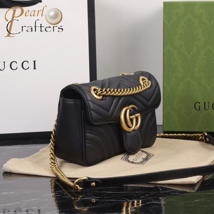 ⁦Gucci GG Marmont Small & Mini Shoulder Bag 443497⁩ - الصورة ⁦6⁩