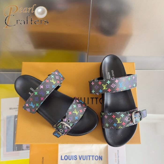 Louis Vuitton LV  Takashi Murakami  Slipper Sandals Shoes - Image 3