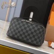Louis Vuitton LV Toiletry Bag 2 Compartments Sd Tote Cosmetic Bag  M11750  M11508 - Image 7