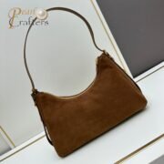 ⁦Prada Aimée medium suede shoulder bag 10A quality 1BC228⁩ - الصورة ⁦6⁩