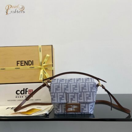 Fendi denim series mama baguette bag (10a mirror version)