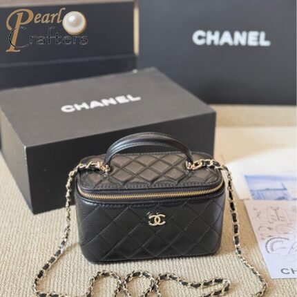 Chanel Mirror Box Cosmetic Case Shoulder Bag