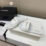 Chanel 25c Lattice Bookbag Buckle Flat Slippers - Image 5