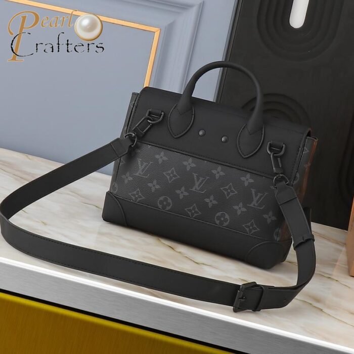 Louis Vuitton LV Steamer Monogram Eclipse Shoulder Crossbody Tote Bag M46953 M24436 - Image 8