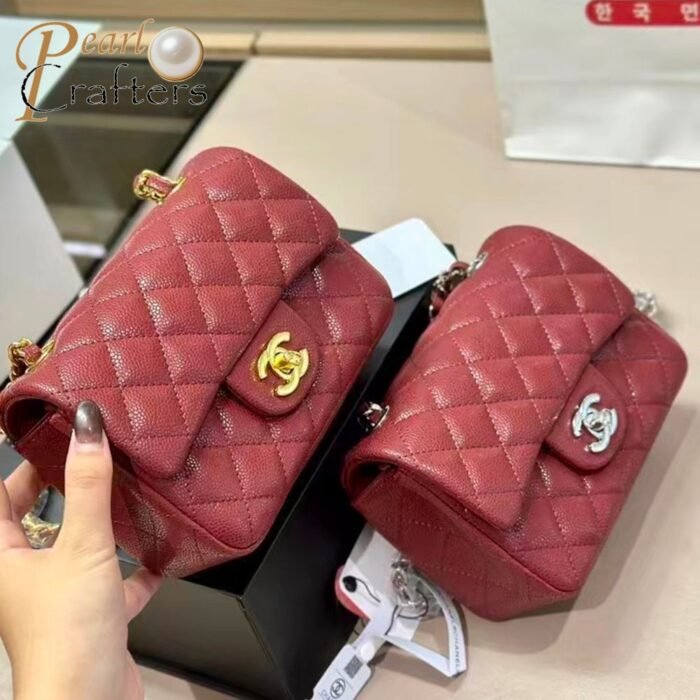Chanel CF Bag Caviar 17CM Shoulder Bag - Image 4