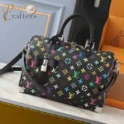 ⁦Louis Vuitton LV Takashi Murakami Nano Speedy Crossbody Shoulder Bag M13805 M13257⁩ - الصورة ⁦3⁩