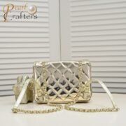 Chanel 24c CF Stars Bag Patent Leather Gold Shoulder Bag Handbag - Image 3