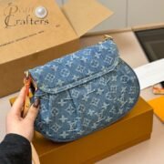 Louis Vuitton LV Sunset Denim Handbag Shoulder Bag - Image 5