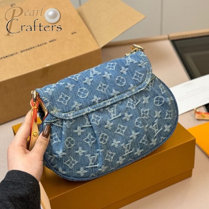 Louis Vuitton LV Sunset Denim Handbag Shoulder Bag - Image 5