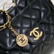 ⁦Chanel 22P Hobo Shiny Crumpled Calfskin Small Shoulder Bag Handbag⁩ - الصورة ⁦6⁩