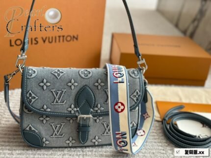 Louis Vuitton Denim Diane Shoulder Bag Handbag