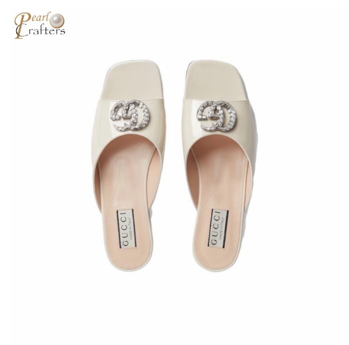 ⁦Gucci Leather Sandals  Slide Sandal⁩ - الصورة ⁦3⁩