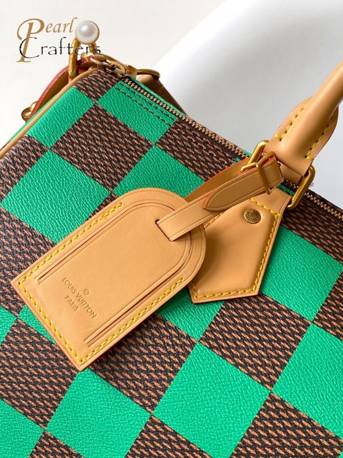 Louis Vuitton 10A Handbag Shoulder Bag Top Mirror Quality Version Speedy 18 BandoulièreDamier N40534 - Image 5