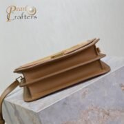 ⁦Saint Laurent YSL brown Solferino medium suede shoulder bag 10A quality 635025⁩ - الصورة ⁦9⁩